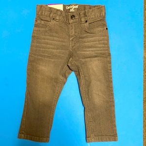 Cat & Jack Gray Denim Jeans 2T Skinny